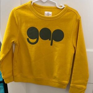 NWOT, GAP Kids Yellow Sweatshirt, 5T